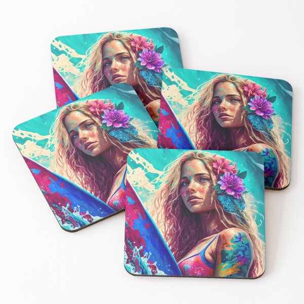 Item preview, surf girl designed and sold by KrisG-Art.