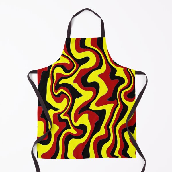 Item preview, red,black and yellow wavy lines designed and sold by nigejohn.