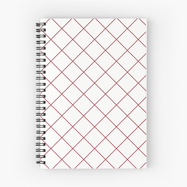 Item preview, sloping grid, brick red and white designed and sold by AK-minimalist.