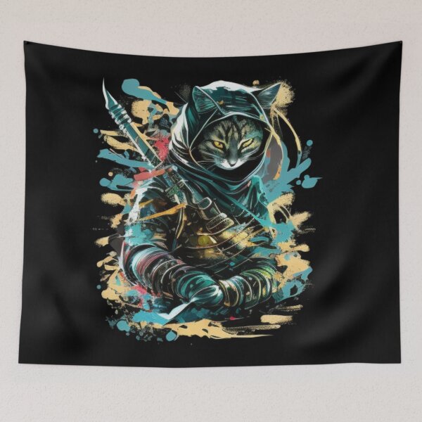 Item preview, Cat ninja designed and sold by Diamaber.
