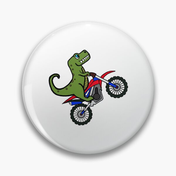 Item preview, Cute T Rex Riding A Dirt Bike designed and sold by GarnersDesigns.