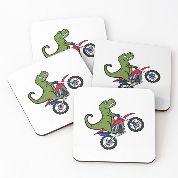 Item preview, Cute T Rex Riding A Dirt Bike designed and sold by GarnersDesigns.