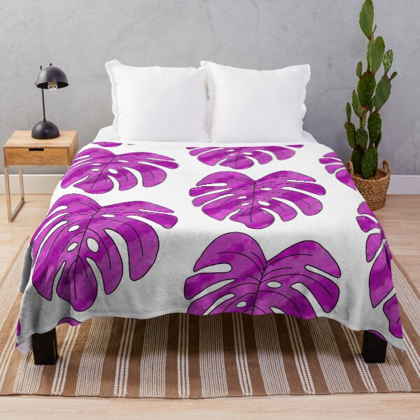 Artikelvorschau, Monstera-Blatt-Magenta entworfen und verkauft von Enchantress Designs.