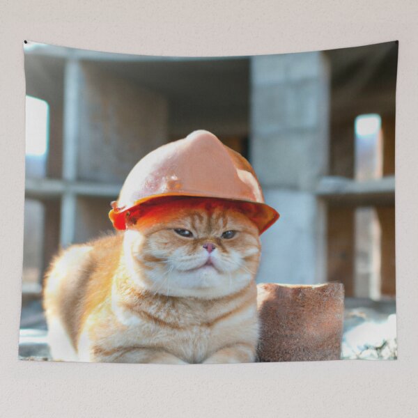 Item preview, Construction Kitty: Making a Home on the Job Site designed and sold by CatPaintStore.