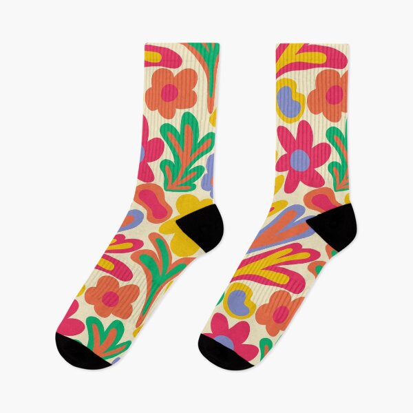 Item preview, Flower power 1970s groovy retro pattern designed and sold by Illustrated by Nat.