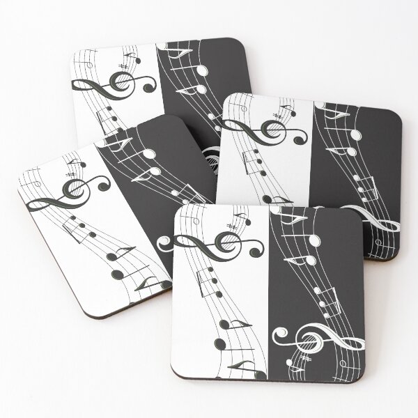 Item preview, music-note-black and white designed and sold by GorLorLar.