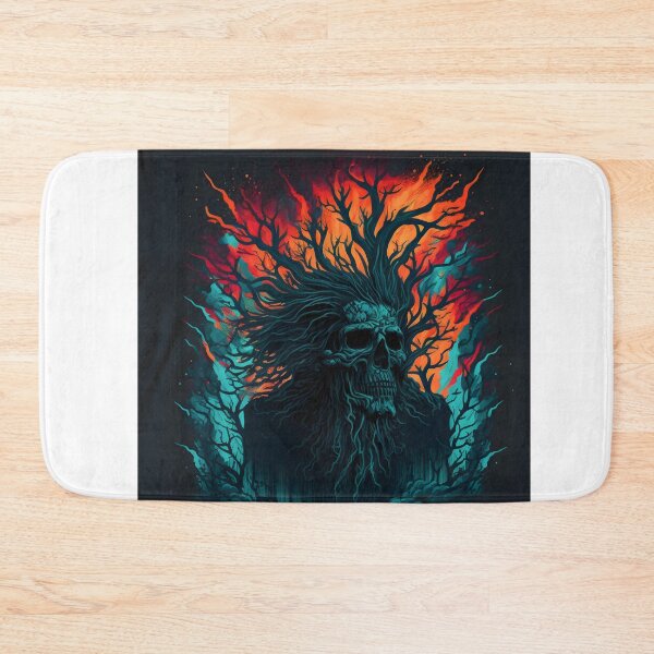 Item preview, Tree Skull illustration designed and sold by Vividy.