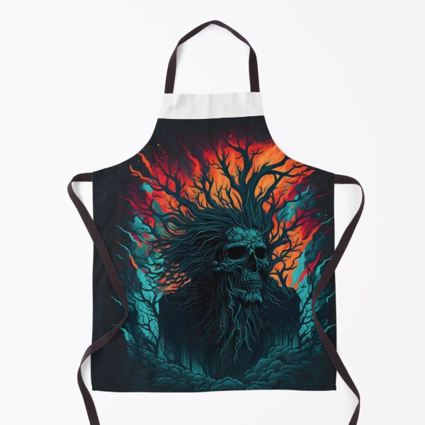 Item preview, Tree Skull illustration designed and sold by Vividy.