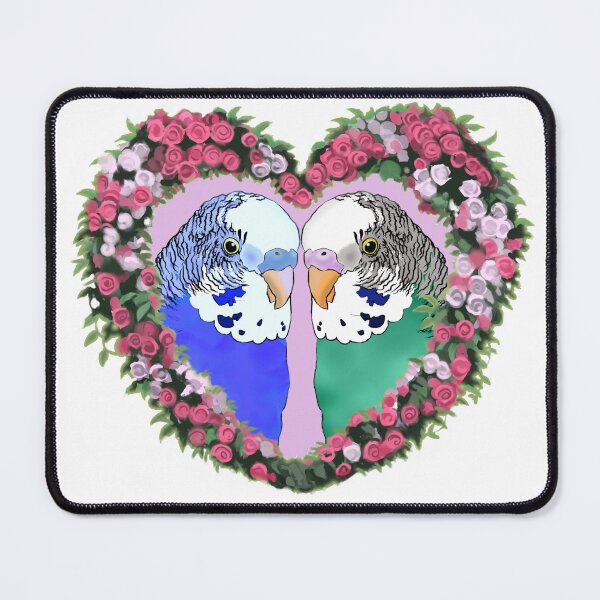 Item preview, Budgie sweethearts designed and sold by RadMomCreations.