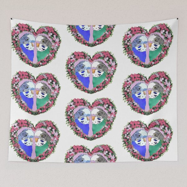 Item preview, Budgie sweethearts designed and sold by RadMomCreations.