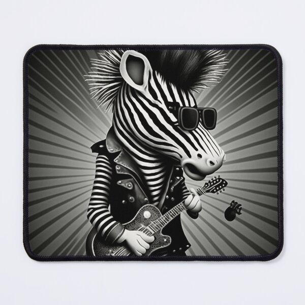 Item preview, Zebra Rockera: the must-have for all rock lovers designed and sold by BeerBot.