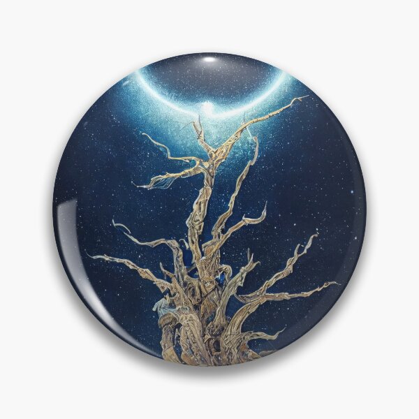 Item preview, Surreal Tree Growing fro Roots in Space Over Clouds designed and sold by bryanchvzz.