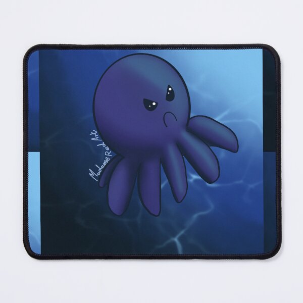 Item preview, Grumpy octopus designed and sold by MadameRedArt.