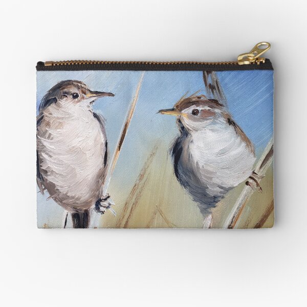 The Marsh Wrens Zipper Pouch