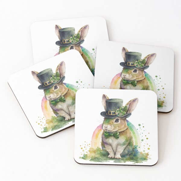 Item preview, St. Patrick's Bunny designed and sold by PrintMeOver.