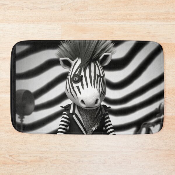 Item preview, Zebra Rockera: the must-have for all rock lovers designed and sold by BeerBot.