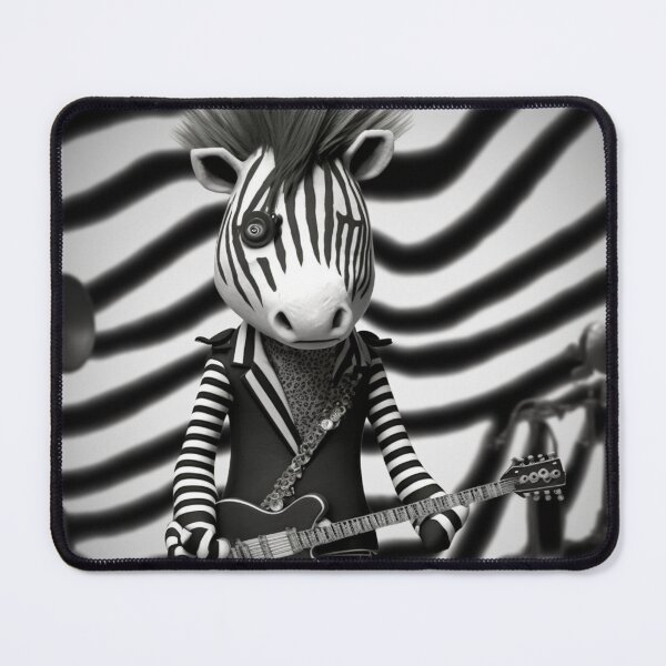 Item preview, Zebra Rockera: the must-have for all rock lovers designed and sold by BeerBot.