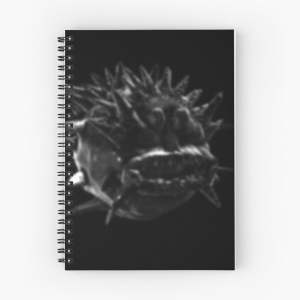 Item preview, Black and White illustration of a Deep Sea Monster Fish designed and sold by artbymisterfatz.