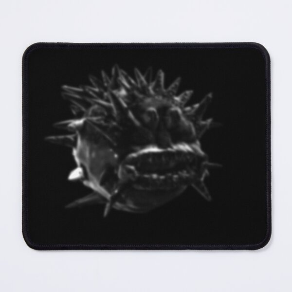 Item preview, Black and White illustration of a Deep Sea Monster Fish designed and sold by artbymisterfatz.