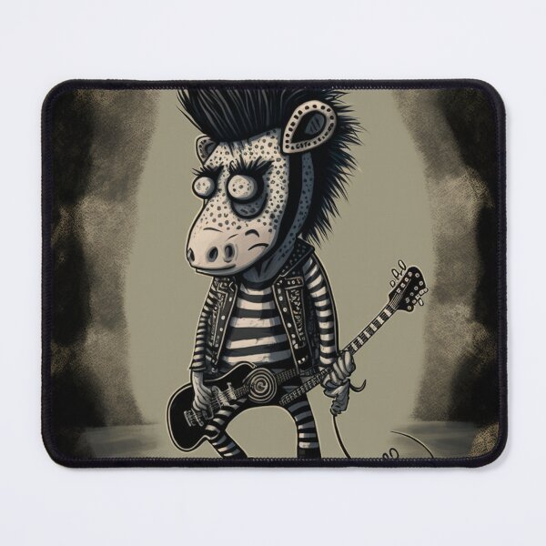 Item preview, Zebra Rockera: the must-have for all rock lovers designed and sold by BeerBot.