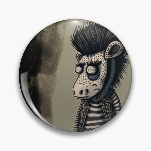 Item preview, Zebra Rockera: the must-have for all rock lovers designed and sold by BeerBot.