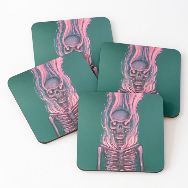 Item preview, Burning skeleton designed and sold by Daniel Gonçalves.