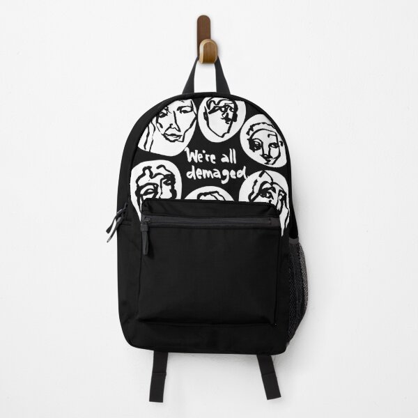 Item preview, We are all demaged - black pen on white background designed and sold by Tolarlei.