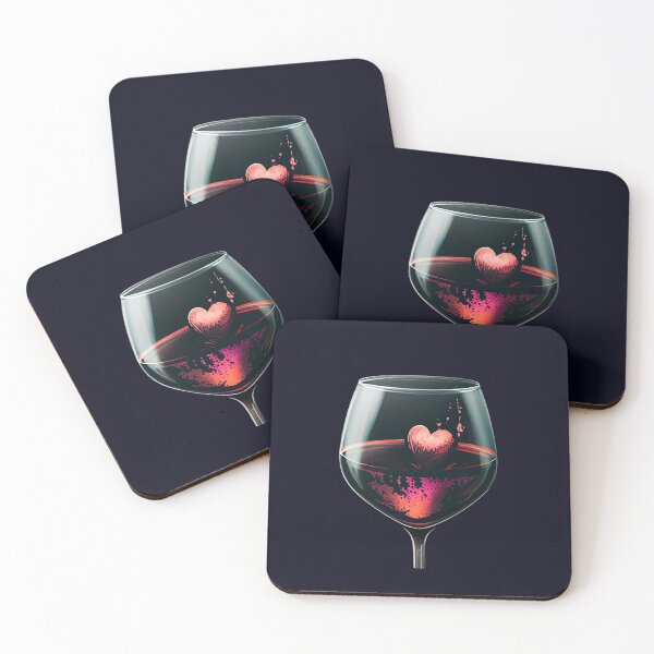Item preview, Add a Touch of Romance to Your Home with 'Heart In Wine Glass designed and sold by Watzek.
