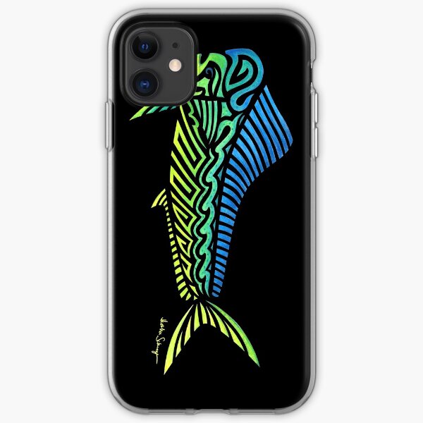 Tribal Mahi Mahi iPhone Soft Case