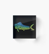 Stammes-Mahi Mahi Acrylblock