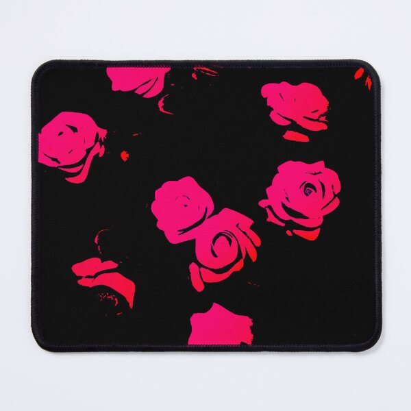 Item preview, Abstract Pink Roses - Black designed and sold by asurtiumgreen.