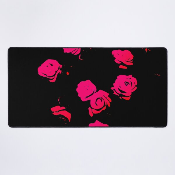 Item preview, Abstract Pink Roses - Black designed and sold by asurtiumgreen.