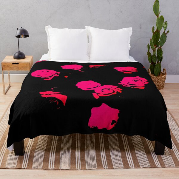 Item preview, Abstract Pink Roses - Black designed and sold by asurtiumgreen.