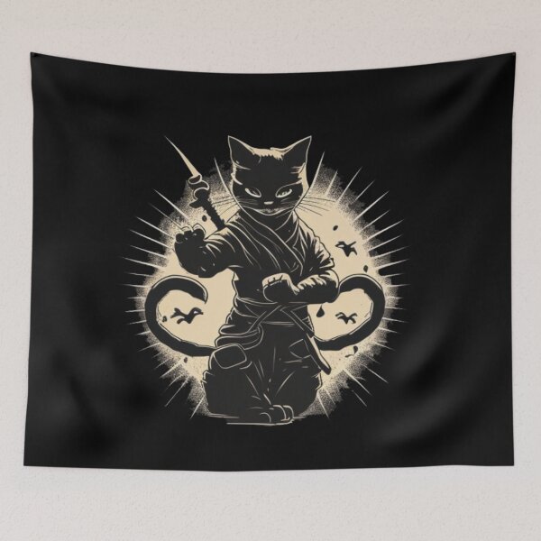 Item preview, Cat ninja designed and sold by Diamaber.