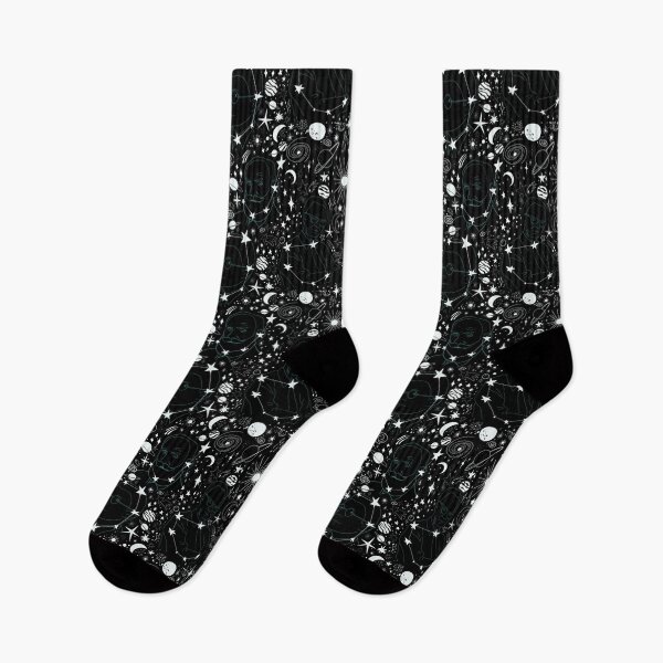 Item preview, The Founders of Behavioral Science Galaxy Seamless Print (Black) designed and sold by abawizard.