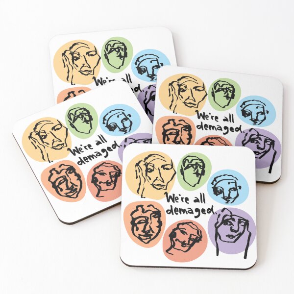 Item preview, We are all demaged - pastel coloured  designed and sold by Tolarlei.
