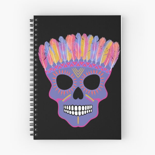 Item preview, Mexican skull with feather headdress designed and sold by Anakathrin.