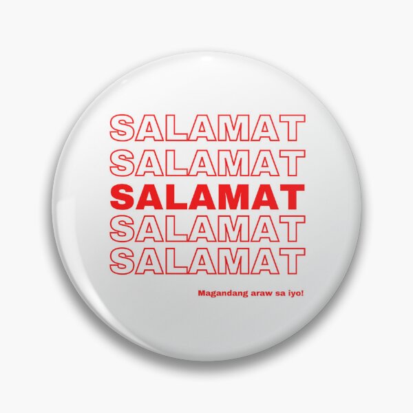 Aperçu de l'œuvre Salamat Magandang ara dans vous ! - Merci, bonne journée - Tagalog Print créée et vendue par pandagirlpro.