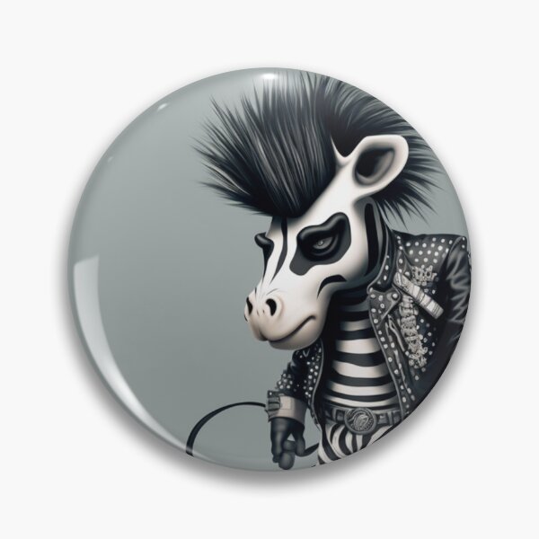 Item preview, Zebra Rockera: the must-have for all rock lovers designed and sold by BeerBot.