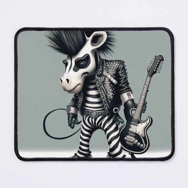 Item preview, Zebra Rockera: the must-have for all rock lovers designed and sold by BeerBot.