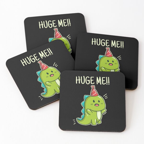 Item preview, cute funny cartoon dino hug me designed and sold by Design_for_merch.