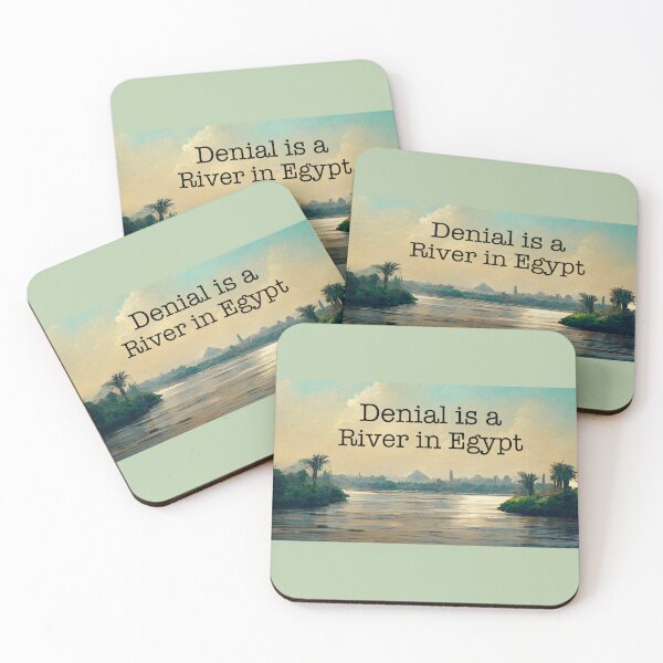 Item preview, Denial is a river in egypt designed and sold by Printjelly.