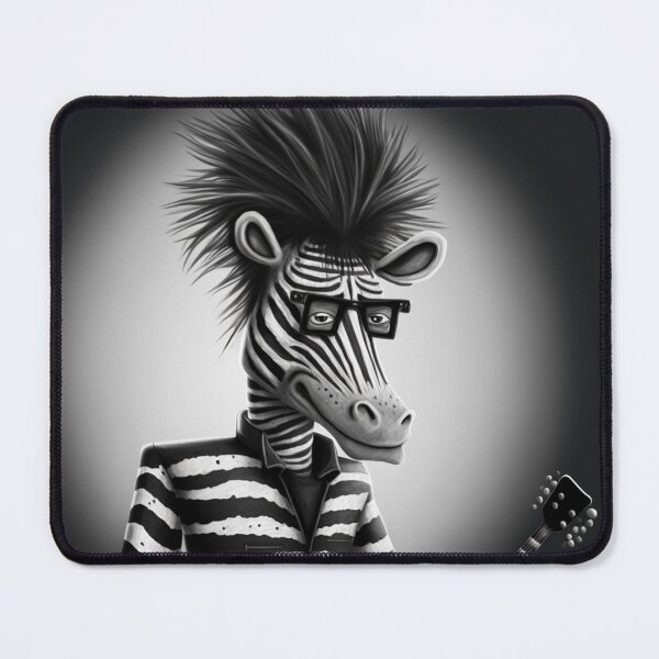 Item preview, Zebra Rockera: the must-have for all rock lovers designed and sold by BeerBot.