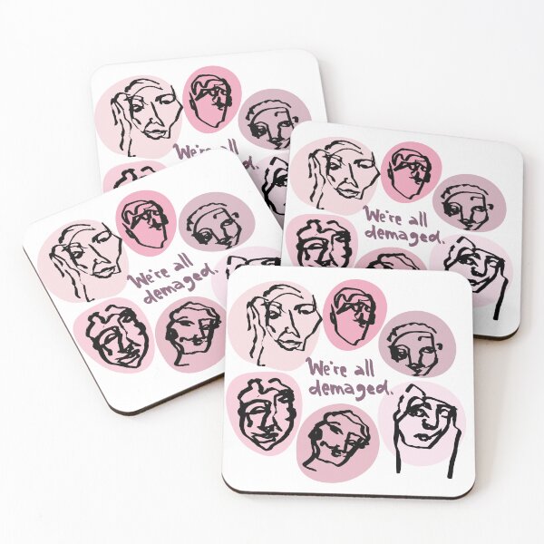 Item preview, We are all demaged - pink designed and sold by Tolarlei.