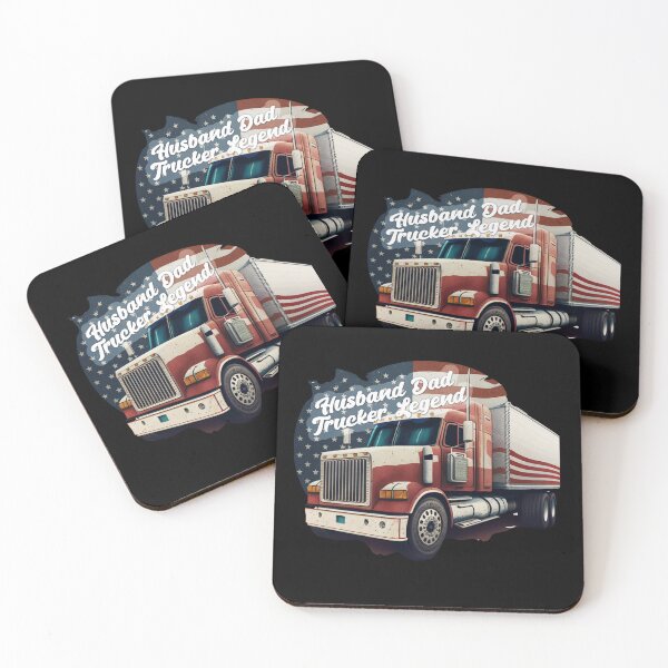 Item preview, Husband Dad Trucker Legend, USA trucker designed and sold by pixeldizajn.