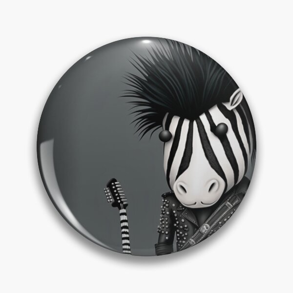 Item preview, Zebra Rockera: the must-have for all rock lovers designed and sold by BeerBot.