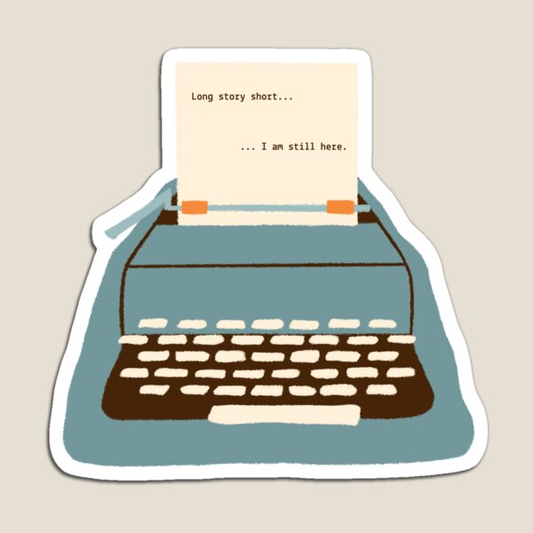 Item preview, Typewriter - Still Here designed and sold by jggsoccer.