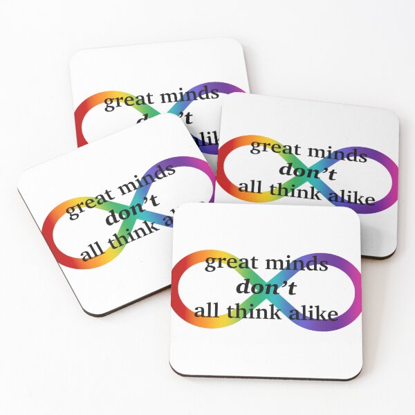 Item preview, Great minds don’t all think alike designed and sold by ColoredByClaire.