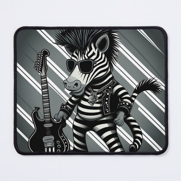 Item preview, Zebra Rockera: the must-have for all rock lovers designed and sold by BeerBot.
