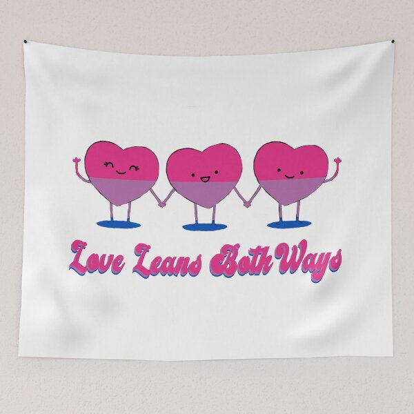 Item preview, Love Leans Both Ways designed and sold by BigJapaGraphics.